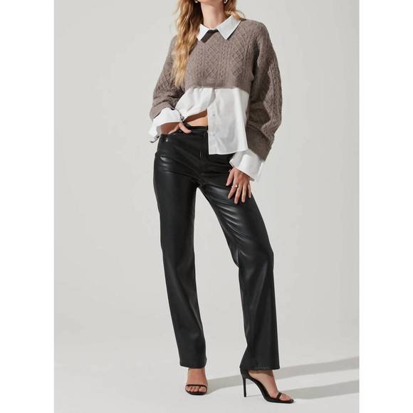 NEW ASTR the label carol sweater in gray - Picture 4 of 5